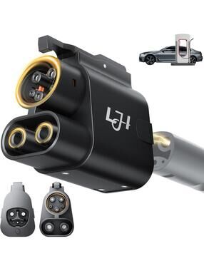 NACS Tesla to CCS1 EV Adapter 500A/1000V/250kW with Interlock Supercharger V1-V4